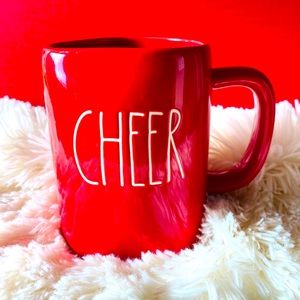 Rae Dunn cheer red Christmas mug